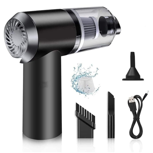 SHAYONAM 3 in 1 Portable Mini Car Vacuum Cleaner with Blower Rechargeable Wireless Handheld Vaccine Cleaner Vaccum for Home and Car, Cordless Small Air Blower for Cleaning Dust, Wet and Dry Use/*-