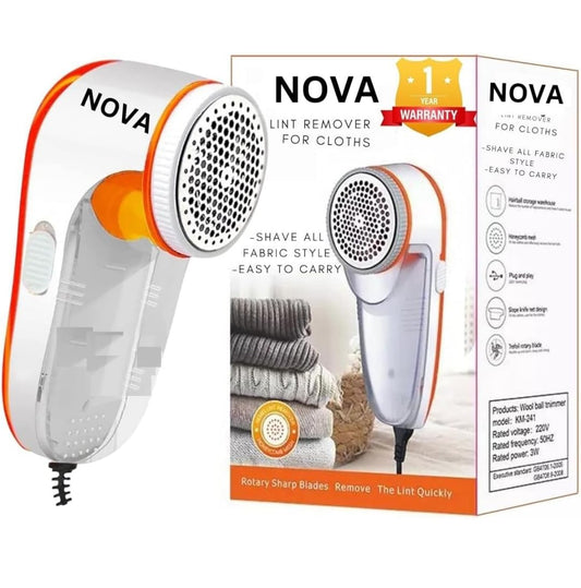 Nova Original Lint Remover for Clothes | Lint Roller for Clothes | RUA Remover Machine White | Electric Lint Remover | 1 Year Warranty