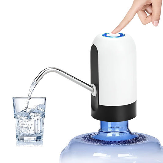 Electric Water Dispenser Pump – USB Rechargeable Automatic Water Can Dispenser for 5-20 Litre Bottles – Portable Wireless Drinking Water Pump for Home, Office & Outdoor Use