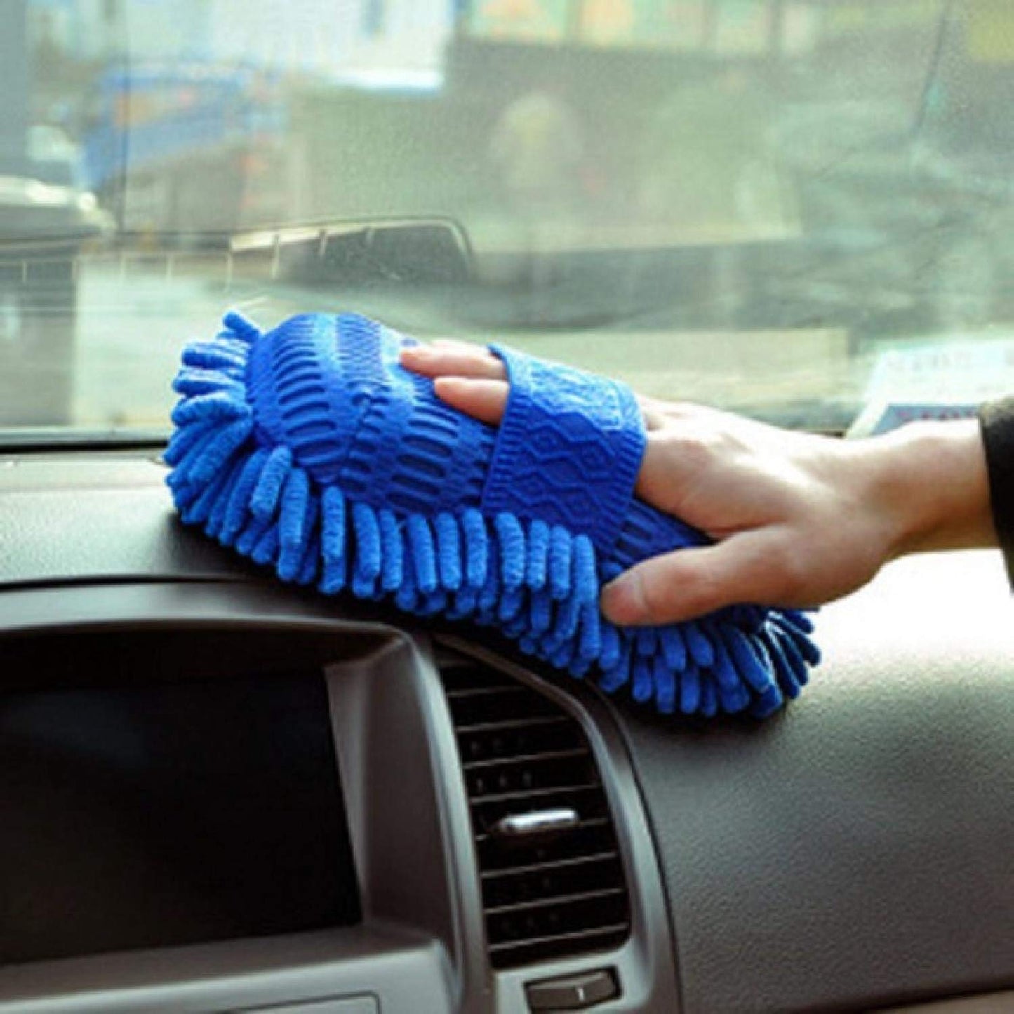Auto Hub Multipurpose Microfiber Car Cleaning Sponge (Mix Color, 1 Unit)